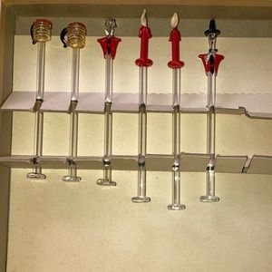 Vintage American Crystal Party Mixers